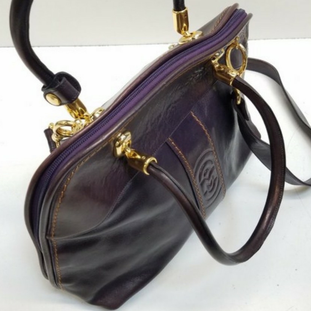 💖Marino Orlandi 💜 Purple Shoulder Bag And Crossbody *NWOT💕